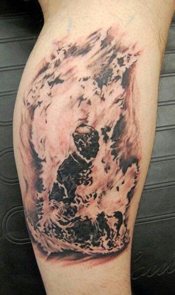 Burning monk tattoo | Tatuagem, Tatoo