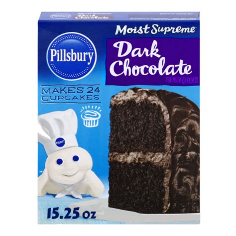 Pillsbury Moist Supreme Premium Dark Chocolate Cake Mix, 15.25 oz - Kroger