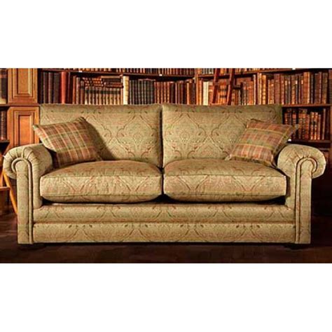 Parker Knoll Canterbury Large 2 Seater Sofa in Leather and Fabric