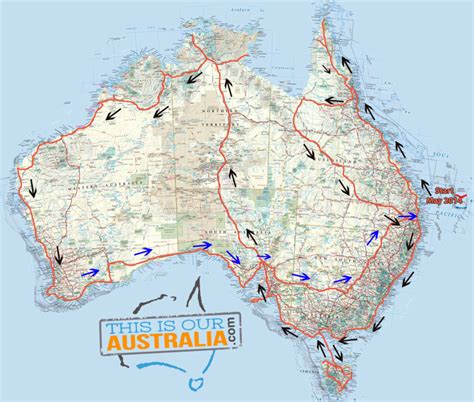 Caravan Road Trip Itinerary Around Australia