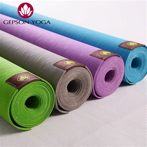 Natural rubber portable folding yoga mat eco friendly slip resistant ...