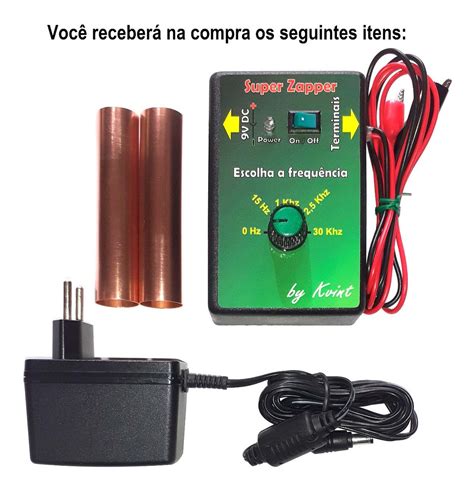 Zapper 555 Original Multi Frequências Hulda Clark Com Fonte - R$ 275,00 ...