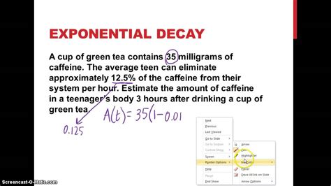 Exponential Functions Applications - YouTube