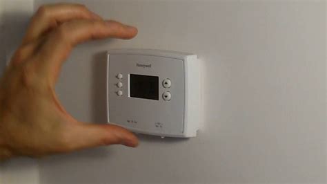 How to Change Batteries on Honeywell Thermostat RTH2300 RTH221 - YouTube