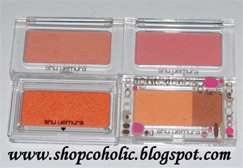 Miss Shopcoholic: Swatches: Shu Uemura Glow-on Blushes