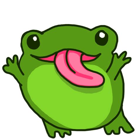 Cute Cheerful Green Frog Cartoon Character 13367149 PNG