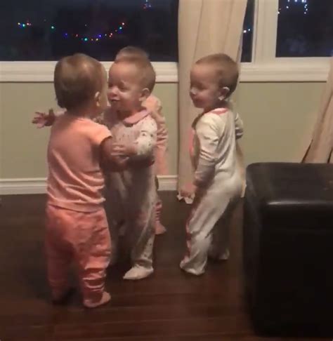 These Quadruplet Toddlers are Obsessed with Hugging Each Other