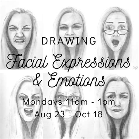 Online: Drawing Facial Expressions & Emotions — Charlene Collins ...