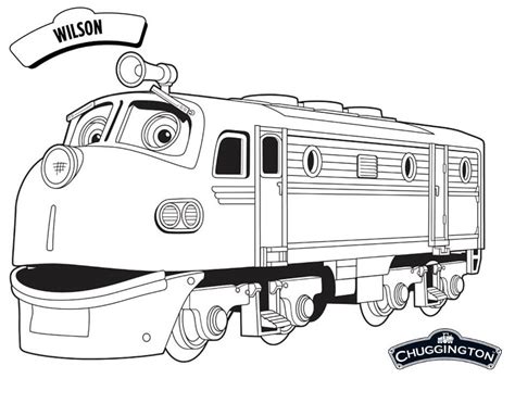 Wilson in Chuggington Coloring Page - Free Printable Coloring Pages for ...