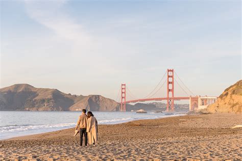 Marc & Sheila’s Sunset Baker Beach Surprise Proposal - A Tale Ahead