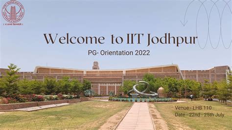 IITJ-Indian Institute of Technology Jodhpur