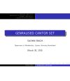 (PDF) Generalized Cantor Set