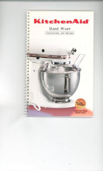 KitchenAid Stand Mixer Recipes and Instructions Book Cookbook