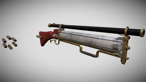 Spitfire Revolving Sniper 45.70 Gov't - 3D model by skzapas [67b6fc4 ...