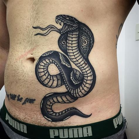 traditional king cobra tattoo - officedepotvannuys