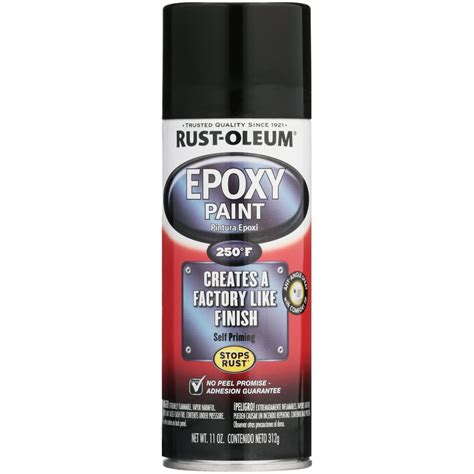 Rust-Oleum® Black Epoxy Spray Paint 11 oz. Can - Walmart.com - Walmart.com