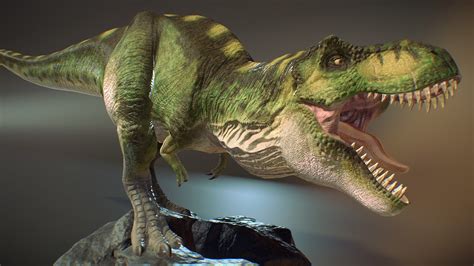 T-rex Buck The lost world jurassic park fan art - 3D model by David RR ...