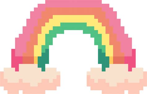 rainbow pixel icon 23611448 PNG