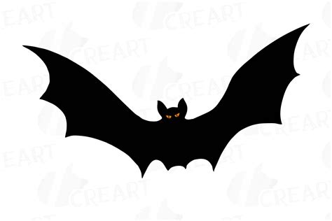 Halloween Bats Silhouettes Clip art, Halloween party vectors (110782 ...