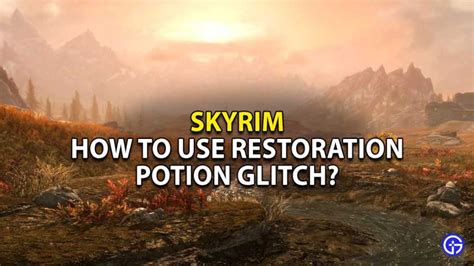 Skyrim Potion Recipes Fortify Restoration | Deporecipe.co