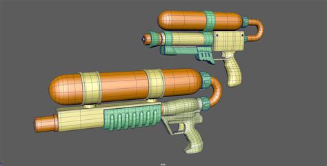 ArtStation - Water gun model | Resources