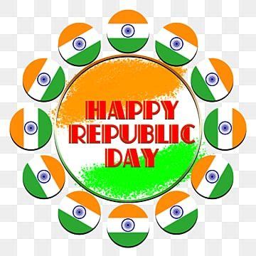 Republic Day Clipart Vector, Tiranga Circle Design Republic Day Png ...