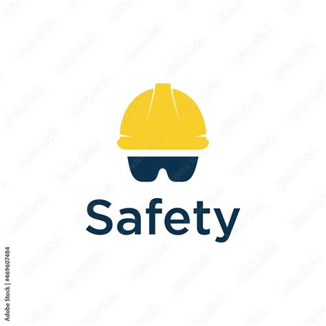 construction helmet icon, safety logo design concept, hard hats design ...