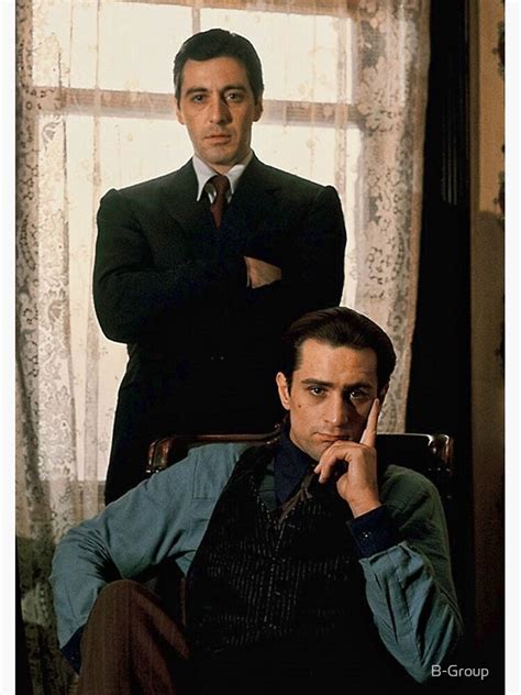 "The Godfather - Al Pacino, Robert De Niro" Framed Art Print for Sale ...