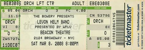 Levon Helm Concert & Tour History | Concert Archives