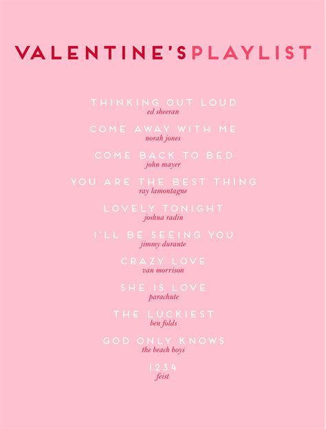 Valentine's Playlist - GarvinAndCo.com