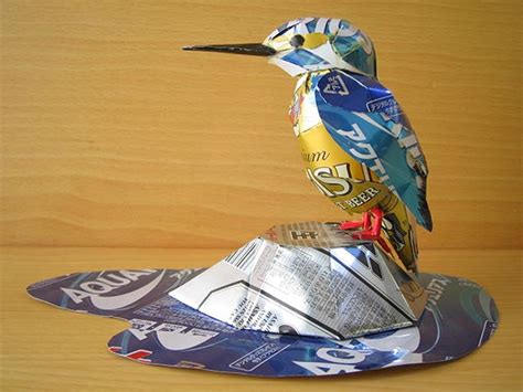 Recycled Beer Can Sculptures