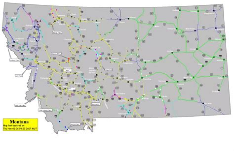 Mt Road Conditions Map – Map Of The Usa With State Names