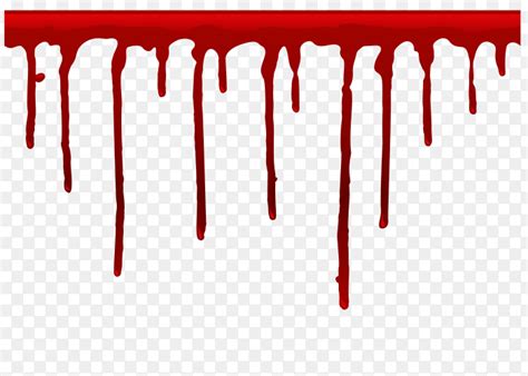 Dripping blood template vector PNG - Similar PNG