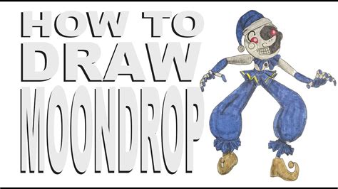 How to draw Moondrop (FNaF: Security Breach) - YouTube