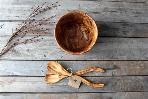 Salad Wood Bowl, Wooden Bowl, Bowls, Salad Bowl, Wedding Gift, Birthday ...