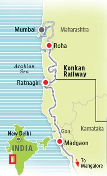 Konkan Railway | Off the road, but on track