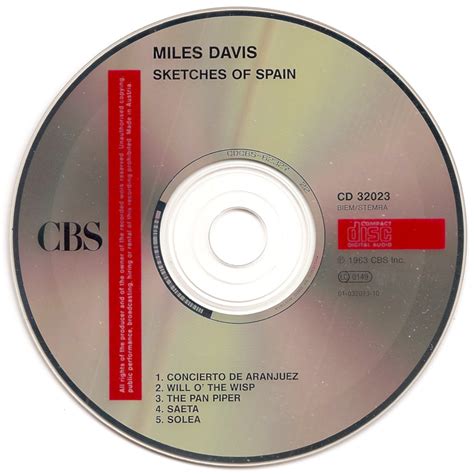 The First Pressing CD Collection: Miles Davis - Sketches of Spain