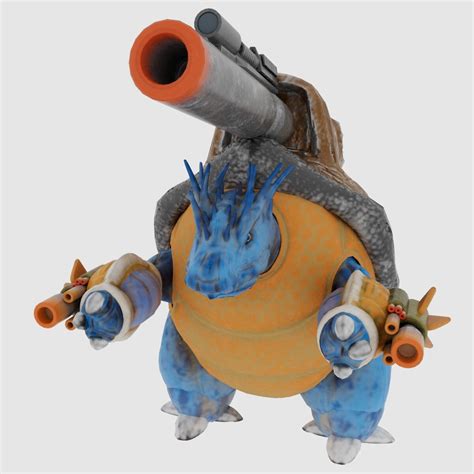 ArtStation - Mega Blastoise | Game Assets