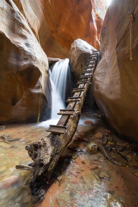 One of the most beautiful slot canyon hikes out in Utah is the Kanarra ...