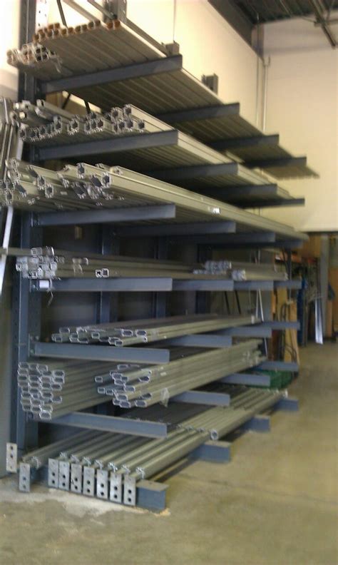 Used Cantilever Rack System-6 Arm Levels 48” O.C. - Cantilever Racks