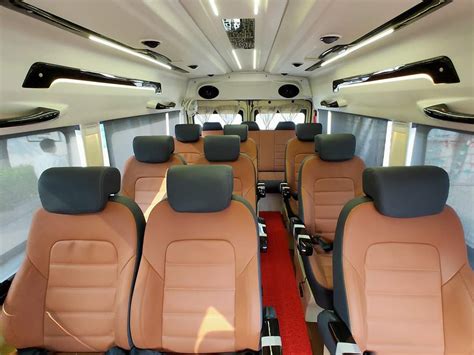 9 Seater 1x1 Maharaja Seats Tempo Traveller from Haridwar