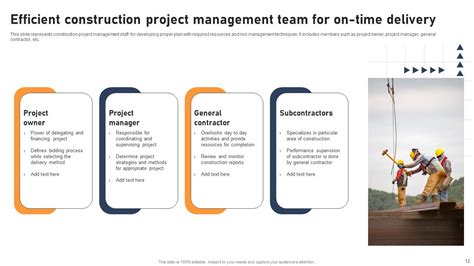 Construction Project Management Powerpoint Ppt Template Bundles PPT Example