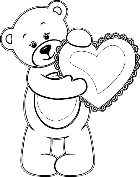 Teddy Bear Coloring Pages Free Printable - Printable Word Searches