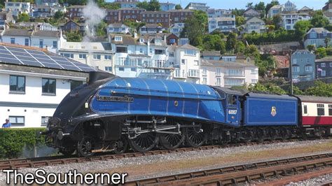 60007 "Sir Nigel Gresley" exercises caution with the 'English Riviera ...