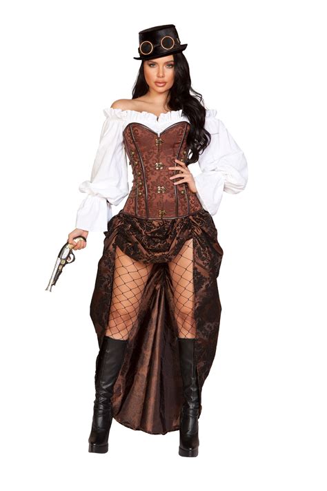 6 Piece Machinery Steampunk Costume - Walmart.com