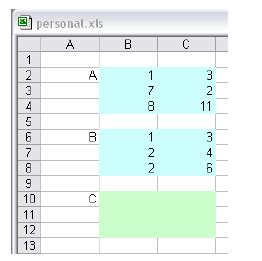 Matrix operations in excel