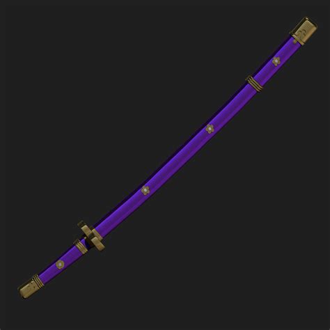 Enma roronoa zoro s sword 3D model 3D printable | CGTrader