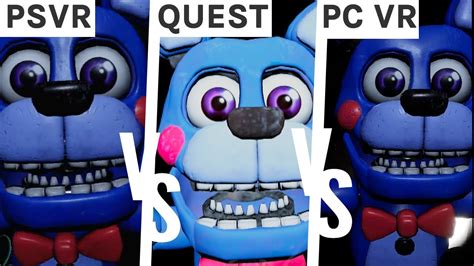 Five Nights At Freddy's VR: Help Wanted Graphics Comparison - YouTube