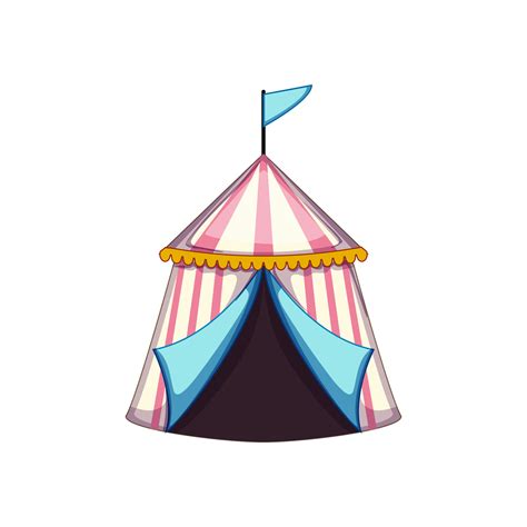 entertainment circus tent cartoon vector illustration 34789953 Vector ...