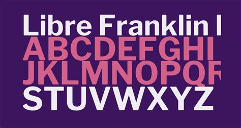 Libre Franklin Bold free Font - What Font Is